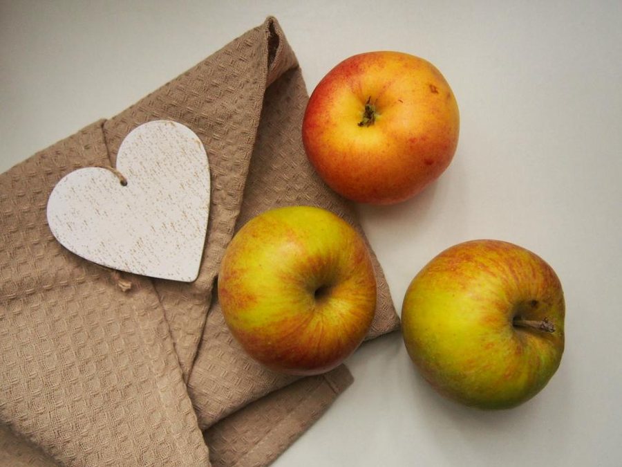 Apple prepared for a baby