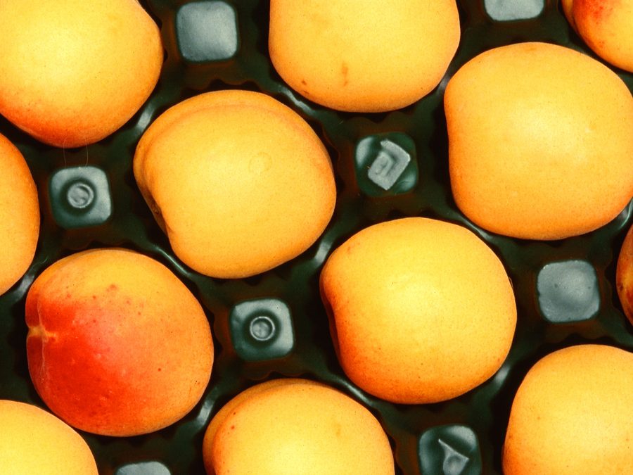 Apricot prepared for a baby