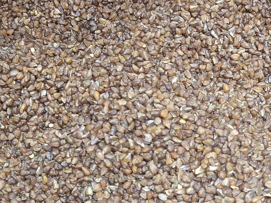 Buckwheat prepared for a baby