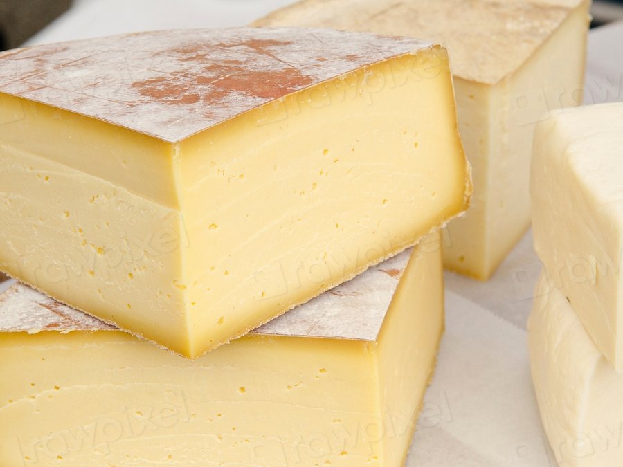 Cheese prepared for a baby