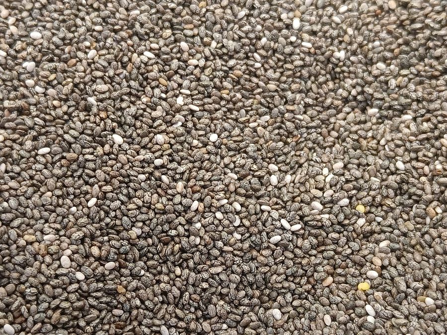 Chia seeds prepared for a baby