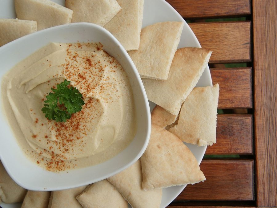 Hummus prepared for a baby