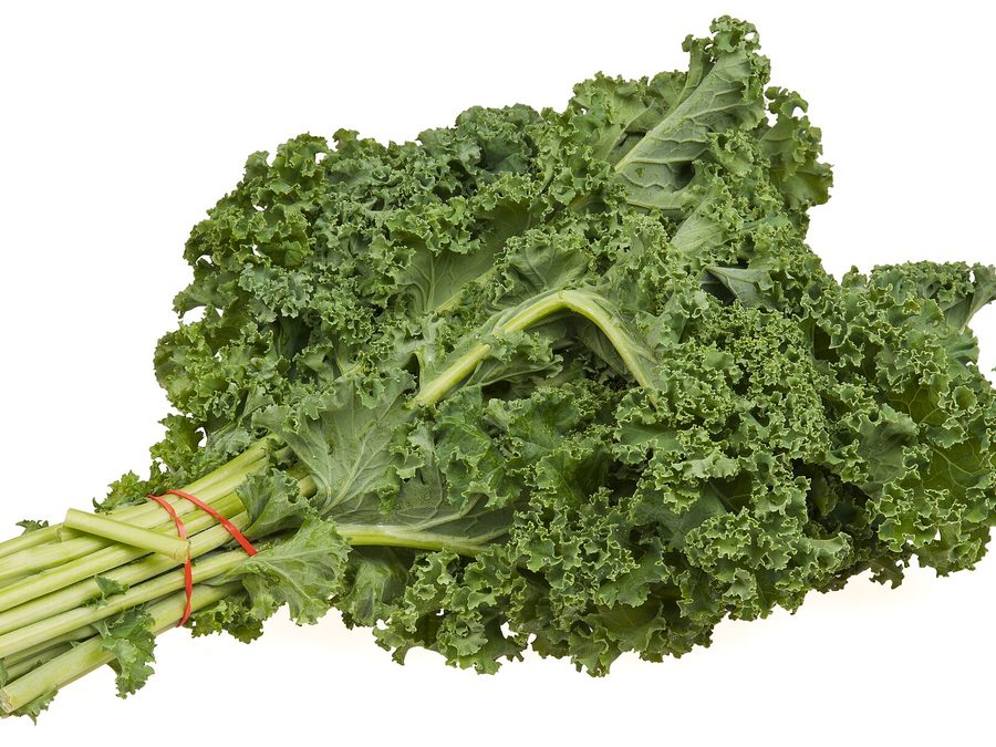 Kale prepared for a baby
