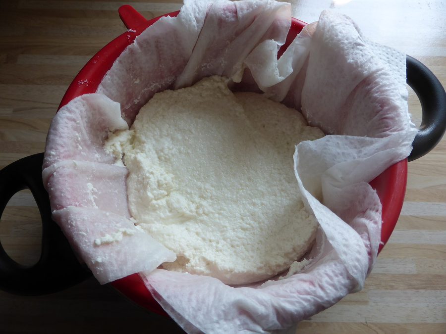 Paneer prepared for a baby