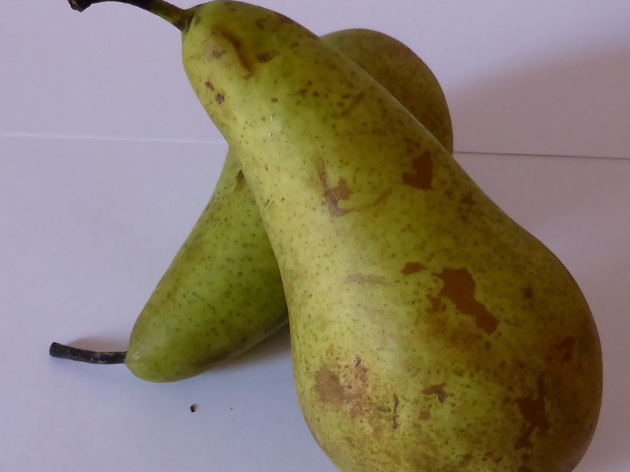 Pear prepared for a baby