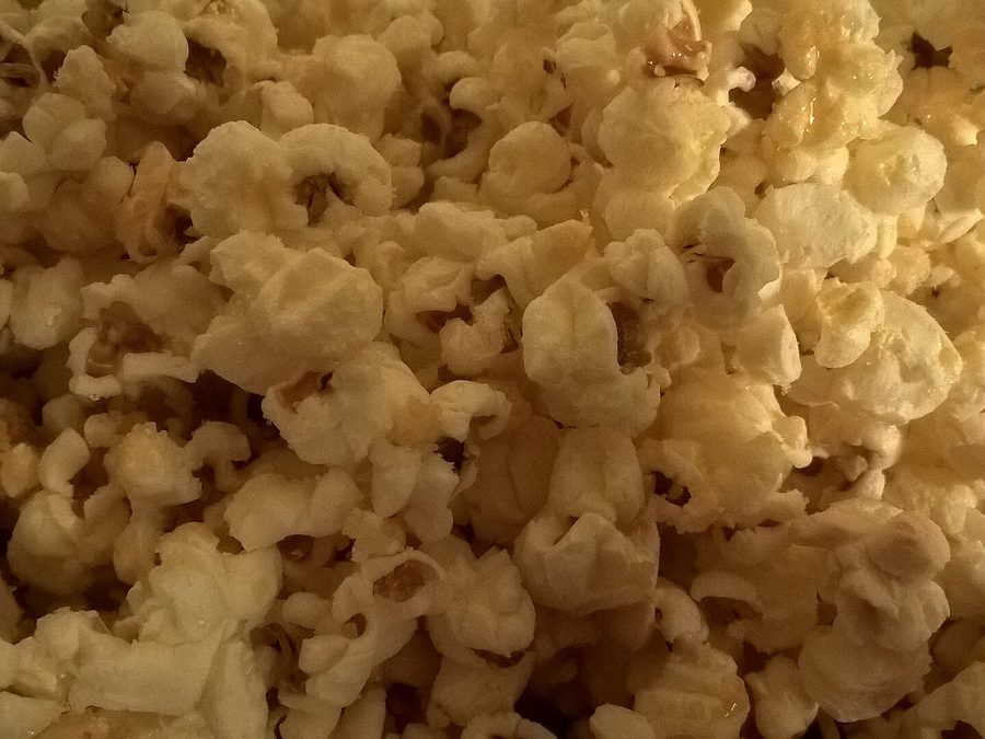 Popcorn prepared for a baby