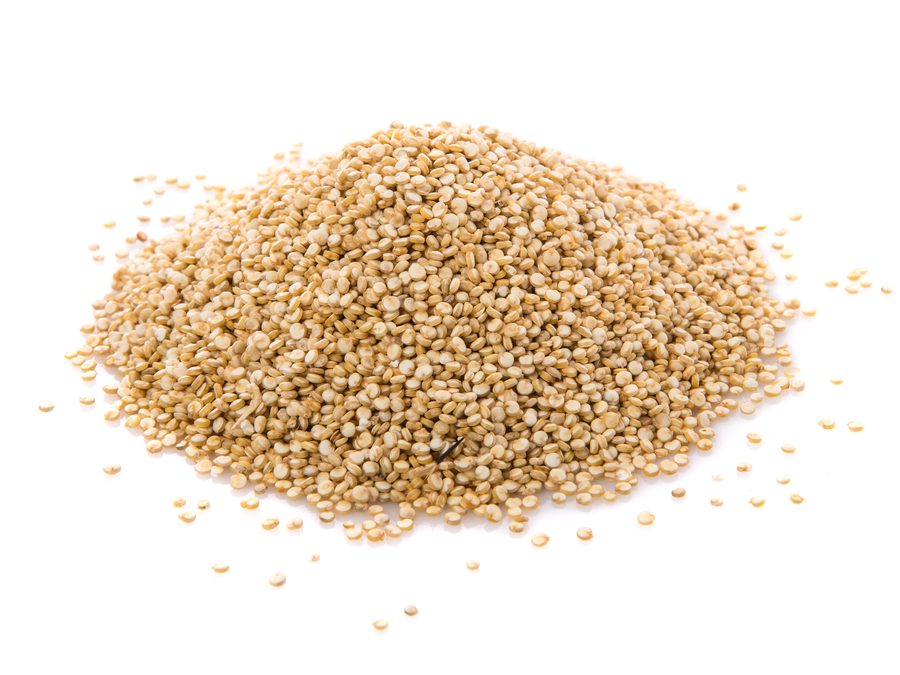 Quinoa prepared for a baby