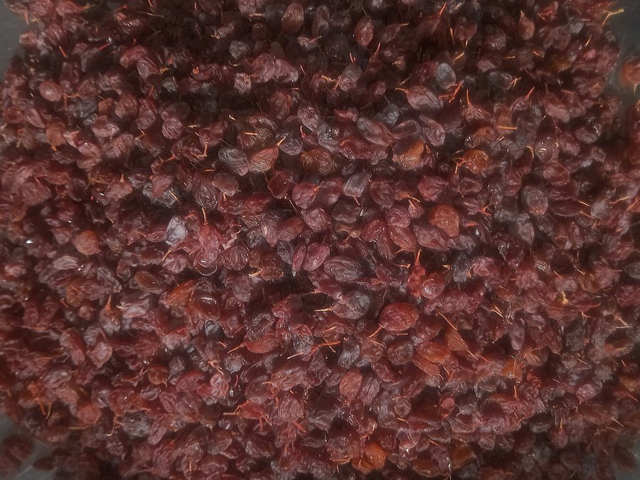 Raisins prepared for a baby