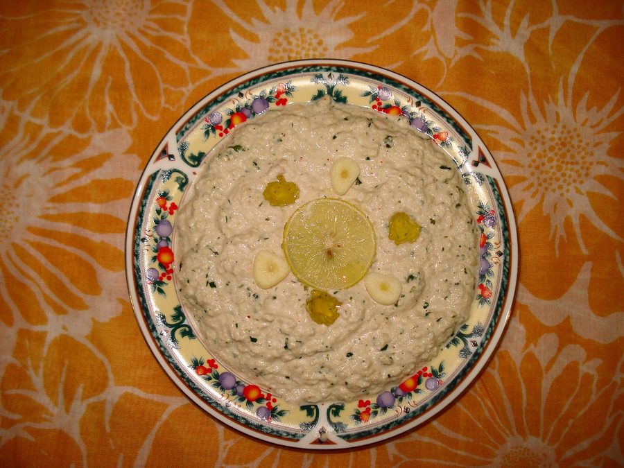 Tahini prepared for a baby