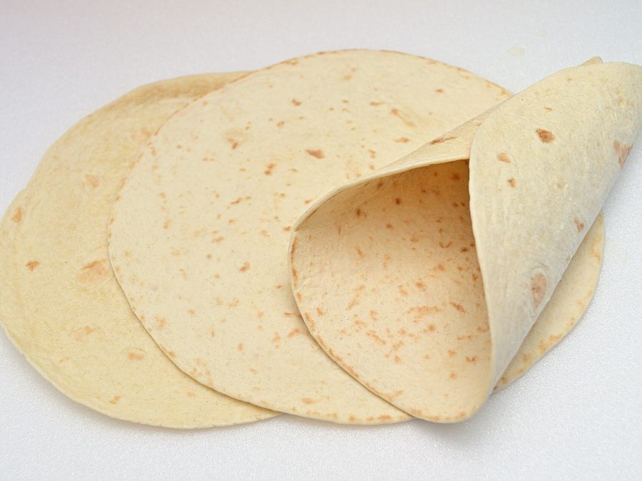 Tortilla prepared for a baby